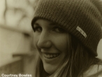 Courtney Bowles sepia tone portrait