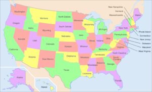 USA map