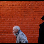 The Painted Brick Wall by Jay Maisel